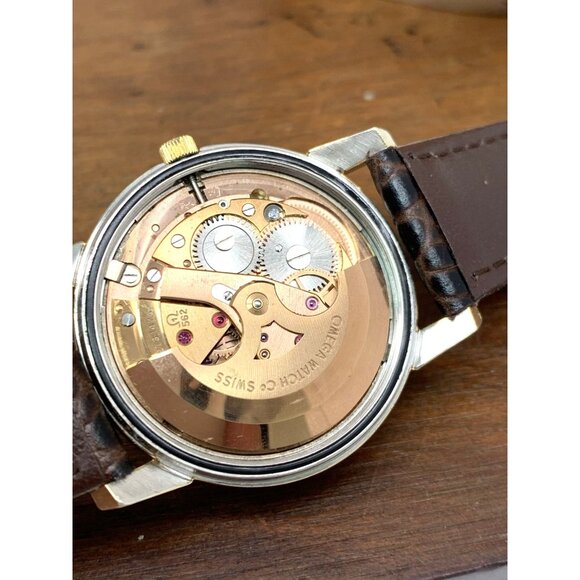 Omega Seamaster 166.03 Men's Watch Vintage 1965 Swiss Automatic Gold Tone 34mm - Picture 6 of 14